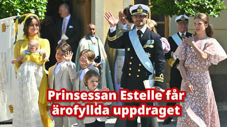 Här tilldelas prinsessan Estelle det ärofyllda uppdraget under prinsessan Ines dop | Hänt | 1Uutiset - Lukemisen tähden | Scoop.it