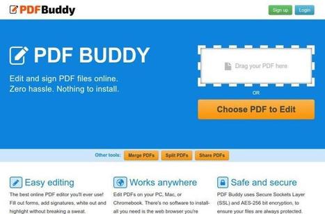 PDF Buddy: edita tus documentos PDF en línea y gratis│@softapps | Pedalogica: educación y TIC | Scoop.it