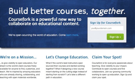 Coursefork™ — better education through collaboration. | Strictly pedagogical | Scoop.it