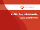 Percona | Presentations in 2012 | DataOps | Scoop.it