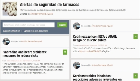 Alertas de seguridad de fármacos, buen ejemplo de content curation. | Formación, Aprendizaje, Redes Sociales y Gestión del Conocimiento en Ciencias de la Salud 2.0 | Scoop.it