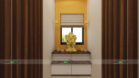 Puja Room Interior Design for Indian Homes | Latest & Trendy | makemyhouse | Scoop.it