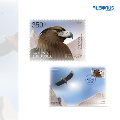 La poste d’Arménie émet un timbre-poste de la série Europa sur l’aigle des (...) - Nouvelles d'Arménie en Ligne | Histoires Naturelles | Scoop.it