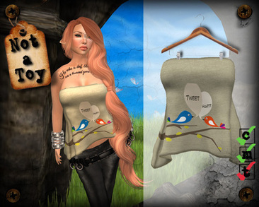 [Not a Toy]-Present-Modern Comunications Mesh Top | 亗 Second Life Freebies Addiction & More 亗 | Scoop.it