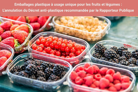 Annulation souhaitée du décret anti-plastique pour fruits légumes | plasturgie-composites | Scoop.it