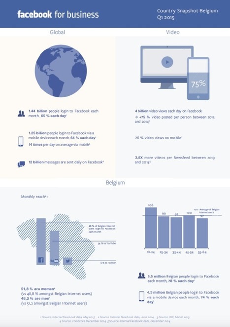 5,5 millions de Belges sont actifs sur Facebook | geeko | Tendances, technologies, m&eacute;dias & r&eacute;seaux sociaux : usages, &eacute;volution, statistiques | Scoop.it