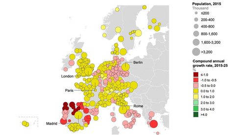 Shrinking cities: the rise and fall of global urban populations – mapped | ICSU becoming ISC ... Biocluster | Scoop.it