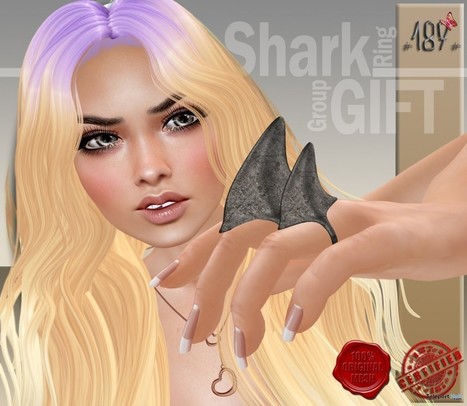 Shark Fin Ring Group Gift By #187# | Teleport Hub - Second Life Freebies | Second Life Freebies | Scoop.it