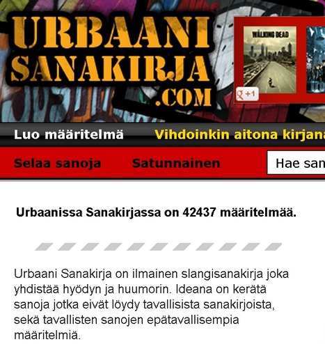 Urbaani Sanakirja | Suomen Suurin Slangisanakirja | 1Uutiset - Lukemisen tähden | Scoop.it