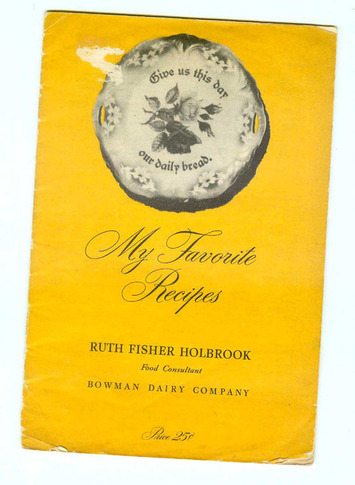 Vintage Bowman Dairy Golden Guernsey Cookbook Recipes Ruth Fisher Holbrook Cookbooklet | Antiques & Vintage Collectibles | Scoop.it