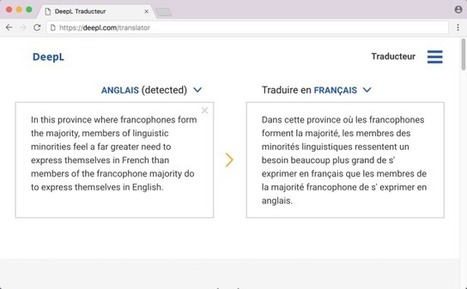 DeepL. Enfin un traducteur automatique de qualité – Les Outils Tice | Mon vrac : | Scoop.it