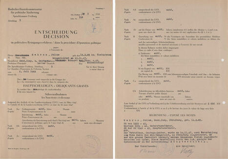 Apr&egrave;s 80 ans, les archives de la d&eacute;nazification sortent de l&rsquo;ombre | La Biblioth&egrave;que de l'&Eacute;cole nationale des chartes-PSL vous accompagne dans la pr&eacute;paration aux concours | Scoop.it