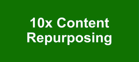 10x Content Repurposing: Expanded Audience - Return On Now | Content Marketing and General Marketing | Scoop.it
