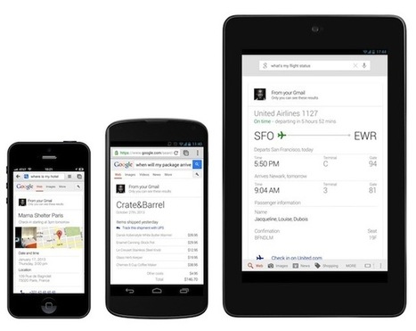 Les fonctionnalit&eacute;s de Google Now arrivent sur le moteur de recherche | Innovation & Technology | Scoop.it