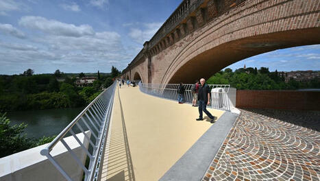 " Devine d’où je t’appelle". À midi, ce lundi 26 mai, la passerelle d’Albi a été ouverte | Destination Albi - revue de presse | Scoop.it