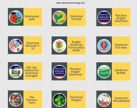 10 Essential Apps to Help Elementary Students Learn Grammar curated by Educators' Tech | iGeneration - 21st Century Education (Pedagogy & Digital Innovation) | Scoop.it