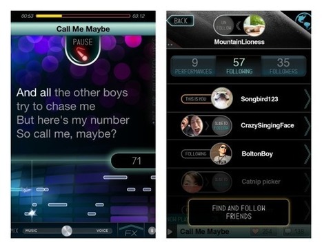 'Sing!' Lets You Do Just That With Friends Around the World | There's Definitely an App for That. | Scoop.it