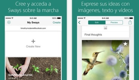 Sway, el nuevo programa de presentaciones interactivas | Al calor del Caribe | Scoop.it