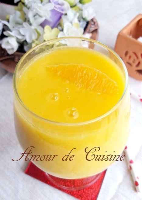 smoothie brule graisse ananas et mangue | recettes du ramadan  وصفات رمضان أطباق رمضان مطبخ رمضان | Scoop.it