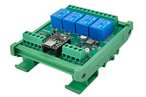 DIN rail-compatible industrial relay board features 4 outputs, 4 analog/digital inputs, RS-485 interface - CNX Software | Embedded Systems News | Scoop.it