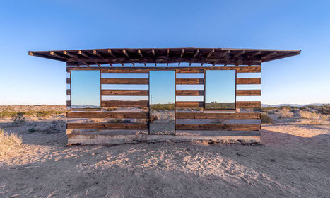 Une cabane invisible se dissimule en plein milieu du désert californien | Landart, art environnemental | Scoop.it