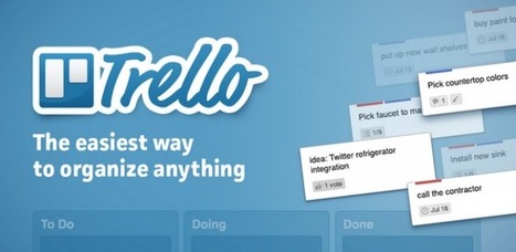 Organiza y crea proyectos compartidos con Trello | Educación, TIC y ecología | Scoop.it