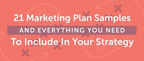 21 Marketing Plan Samples And Everything You Need To Include In Your Strategy - CoSchedule Blog | Marketing_me | Scoop.it
