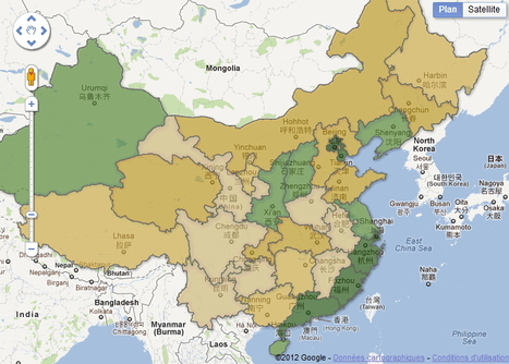 China Internet Penetration Map 2012 | Panorama des médias sociaux en Chine | Scoop.it