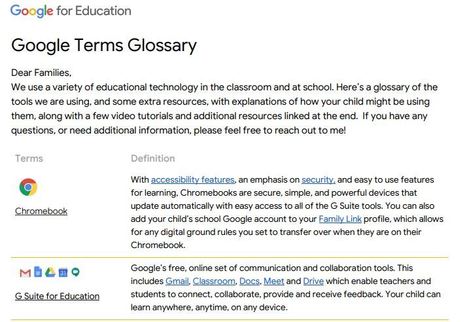 Google Tech Terms - glossary for parents | Distance Learning, mLearning, Digital Education, Technology | Scoop.it