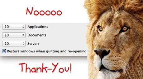 Disable the auto window restore feature in Lion - Macgasm | TechTalk | Scoop.it