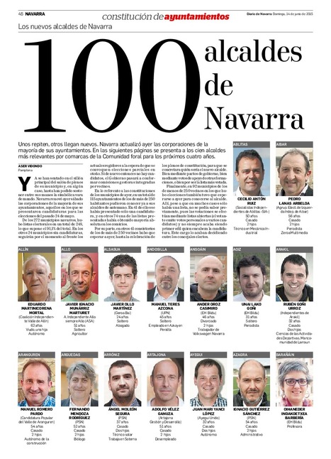 100 alcaldes de Navarra | Ordenación del Territorio | Scoop.it