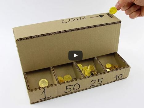 How to make a coin sorting machine with cardboard | The Kid Should See This | iPads, MakerEd and More  in Education | Scoop.it