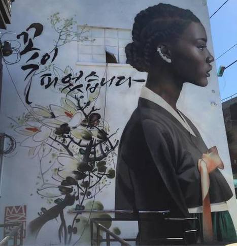 Korean graffiti artist celebrates black women&rsquo;s beauty | Les Gentils PariZiens | style & art de vivre | Scoop.it