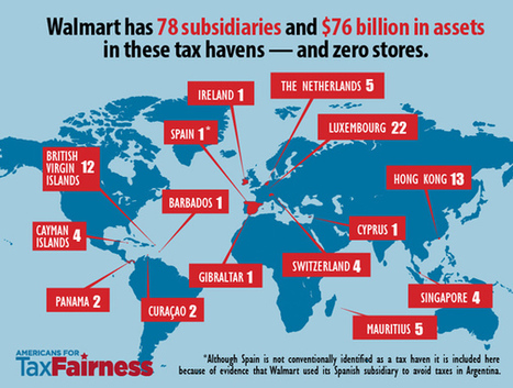 The Walmart Web: How the World’s Biggest Corporation Secretly Uses Tax Havens to Dodge Taxes | Americans for Tax Fairness | Agents of Behemoth | Scoop.it