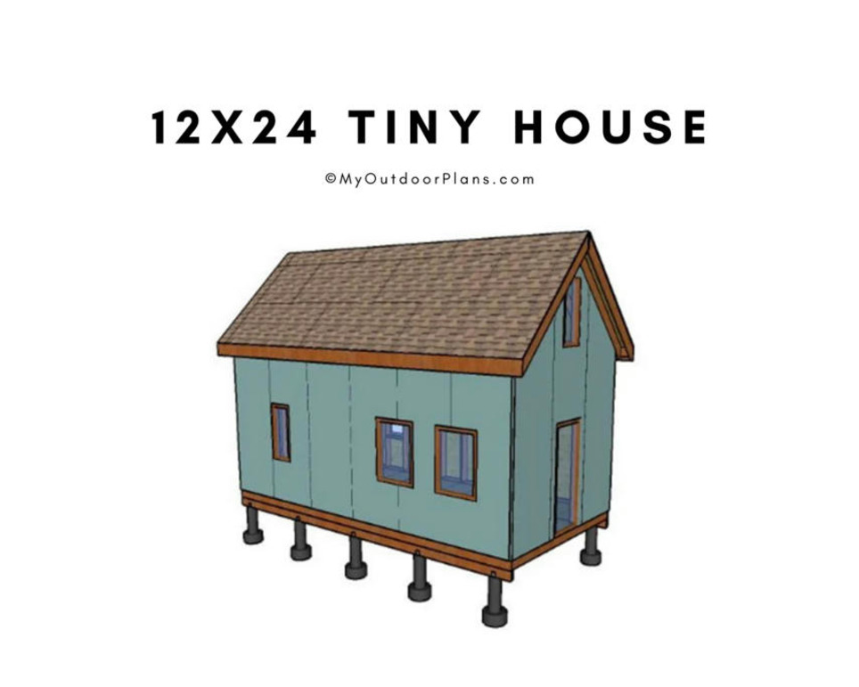 12x24 Tiny House Plans | Garden Plans | Scoop.it