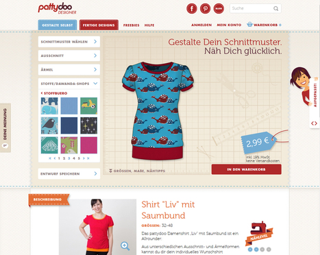 Der pattydoo Designer ist online! | Nähen | Scoop.it