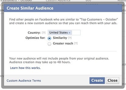 Facebook releases new targeting tool for marketers | Latest Social Media News | Scoop.it