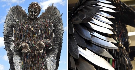 This Giant Knife Angel Made Of 100,000 Weapons Is Actually A Powerful Tribute | 16s3d: Bestioles, opinions & pétitions | Scoop.it