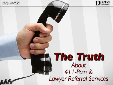 The Truth about 411-Pain and Lawyer Referral Services 411 Pain Personal Inj...