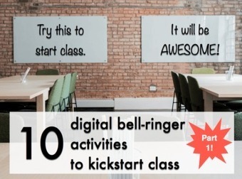 10 digital bell-ringer activities to kickstart class (Part 1) via Matt Miller | iGeneration - 21st Century Education (Pedagogy & Digital Innovation) | Scoop.it