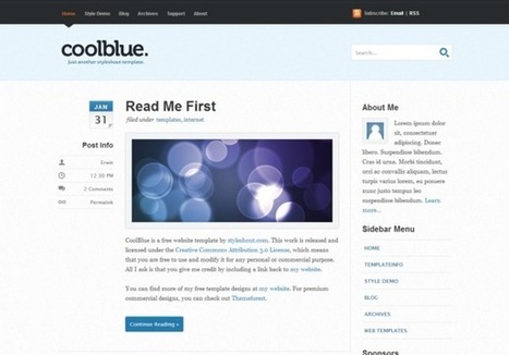 20 Best Free HTML5 Website Template for Designers | DJDESIGNERLAB | Website template | Scoop.it