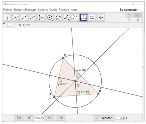 Tutoriels : géométrie au collège avec GeoGebra | Rapid eLearning | Scoop.it