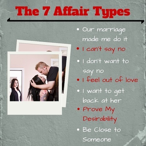 The 7 Types of Extramarital Affairs (and Why You Should KNOW Them) - How To Save a Marriage | How to Save Your Marriage | Scoop.it