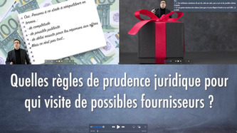 Quelles règles de prudence juridique pour qui visite de possibles fournisseurs ? [VIDEO] | Commande publique | Scoop.it