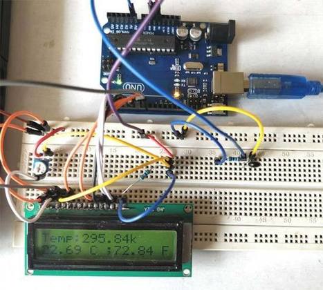 Interfacing Thermistor with Arduino to Measure and Display Temperature on LCD | tecno4 | Scoop.it