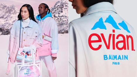 Balmain et Evian collaborent pour une collection de prêt-à-porter "durable" | Fashion & technology | Scoop.it