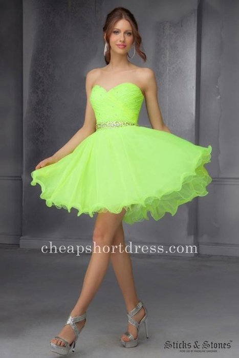neon hoco dresses