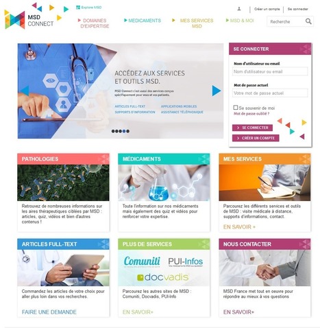 Lancement de la plateforme MSD Connect | Digital Pharma news | Scoop.it