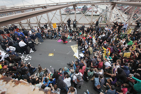 Occupy Wall Street protesters arrested on Brooklyn bridge – in pictures | Epic pics | Scoop.it