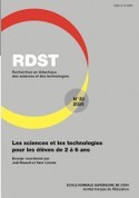 Les sciences et les technologies pour les élèves de 2 à 6 ans, RDST - Recherches en didactique des sciences et des technologies, n° 22, 2020 | EntomoScience | Scoop.it